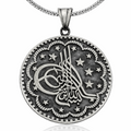 Gümüş Tuğra Kolye