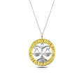 Gümüş Gold Terazi Burcu Kolye