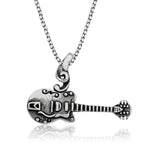 Gümüş Gitar Kolye